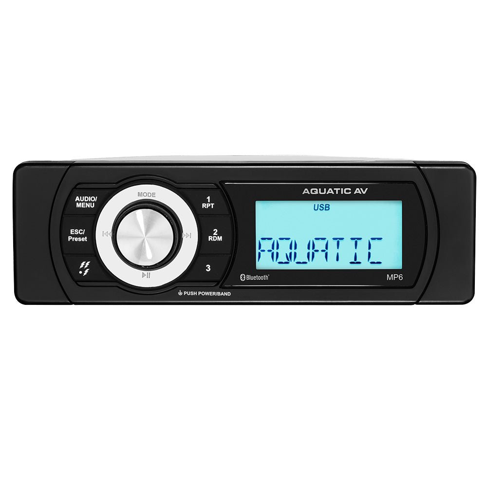 Aquatic AV MP6 Shallow Mount Stereo - Get Tight Gear