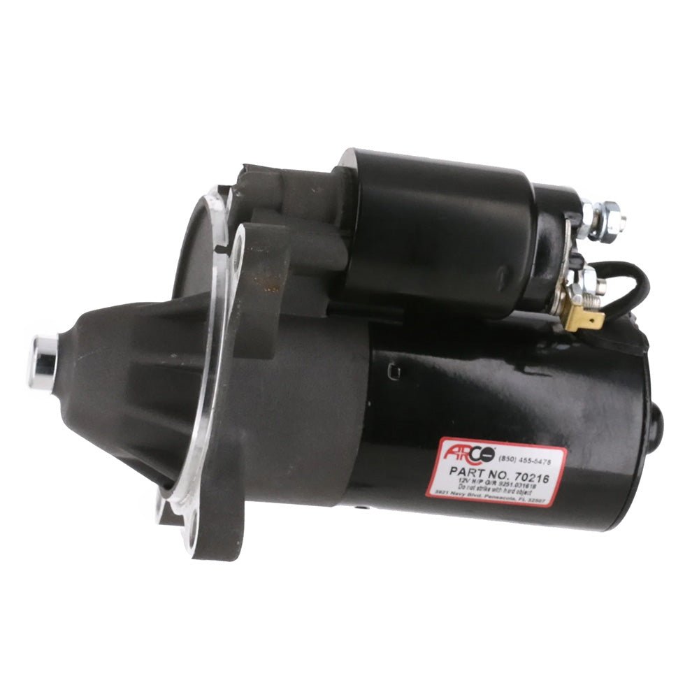 ARCO Marine High - Performance Inboard Starter w/Gear Reduction & Permanent Magnet - Clockwise Rotation (2.3 Fords) - Get Tight Gear