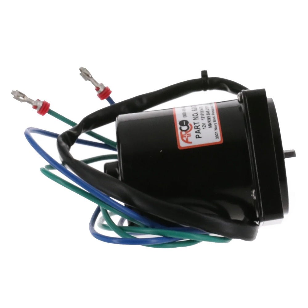 ARCO Marine Original Equipment Quality Replacement Tilt Trim Motor - 2 Wire & 4 - Bolt Mount - Get Tight Gear