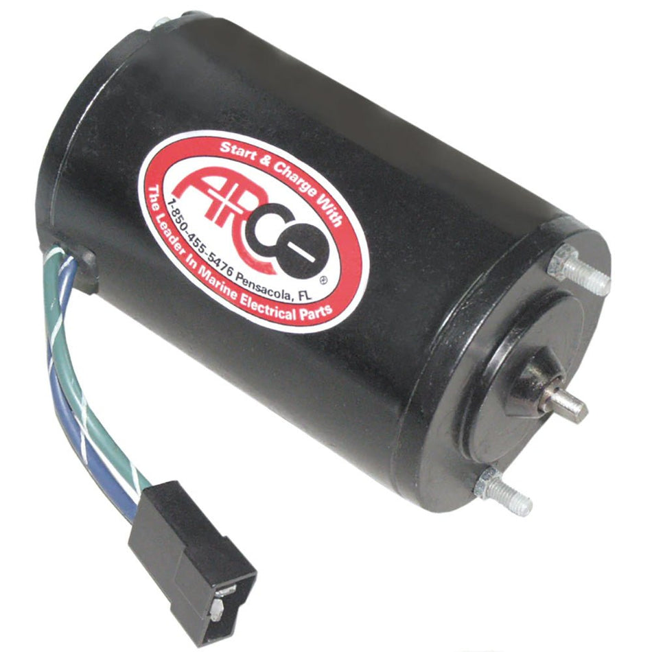ARCO Marine Original Equipment Quality Replacement Tilt Trim Motor f/Late Model Volvo Penta w/Oildyne Pump - 2 Wire - Get Tight Gear