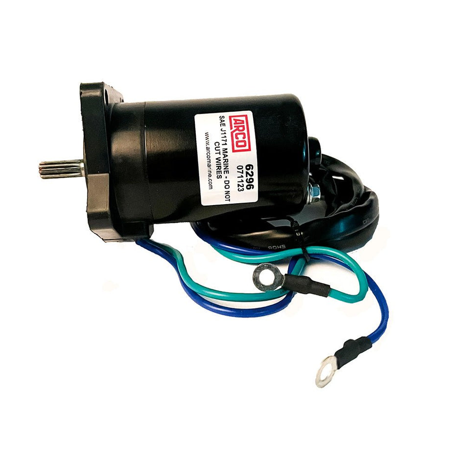 ARCO Marine Original Equipment Quality Replacement Yamaha Tilt Trim Motor - 2000 - 2019 T25 Series Engines - Get Tight Gear