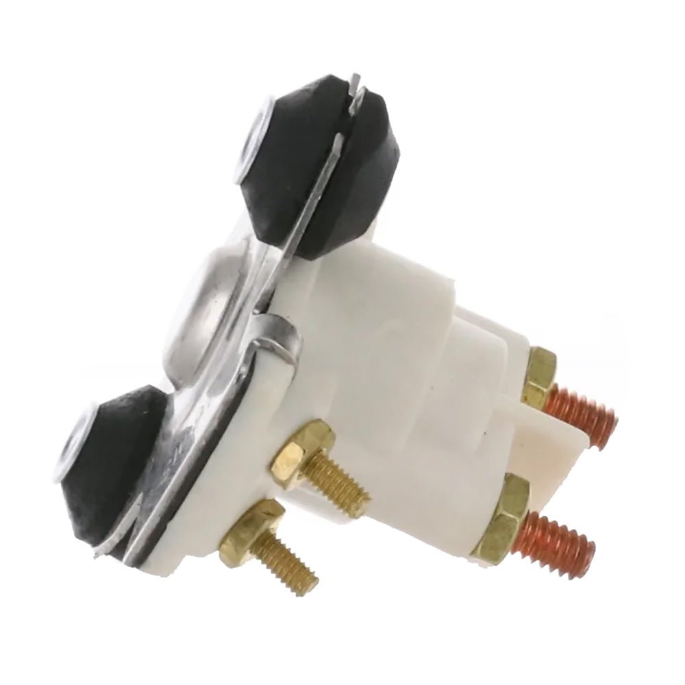 ARCO Marine Outboard Solenoid w/Flat Isolated Base & White Housing - Get Tight Gear