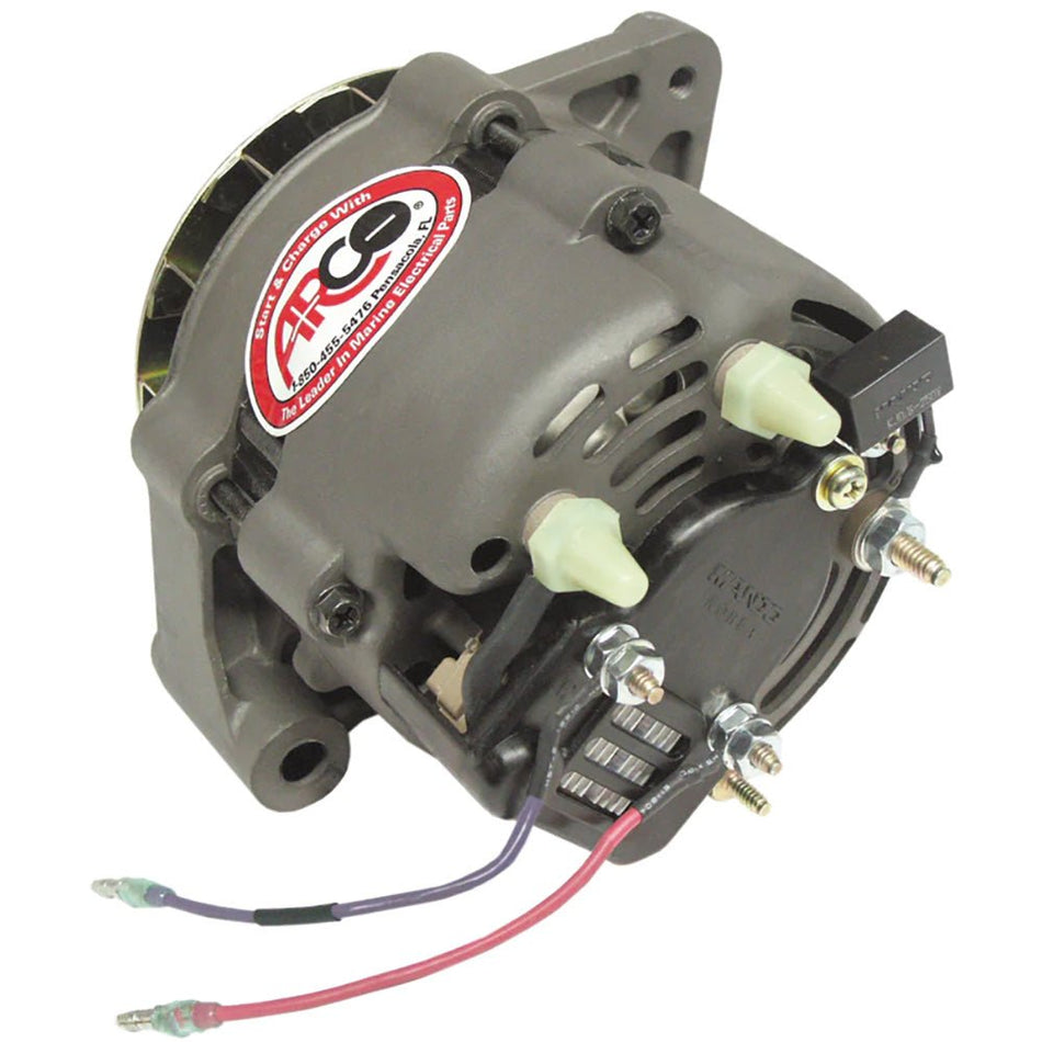 ARCO Marine Premium Replacement Alternator w/Multi - Groove Pulley - 12V 55A - Get Tight Gear
