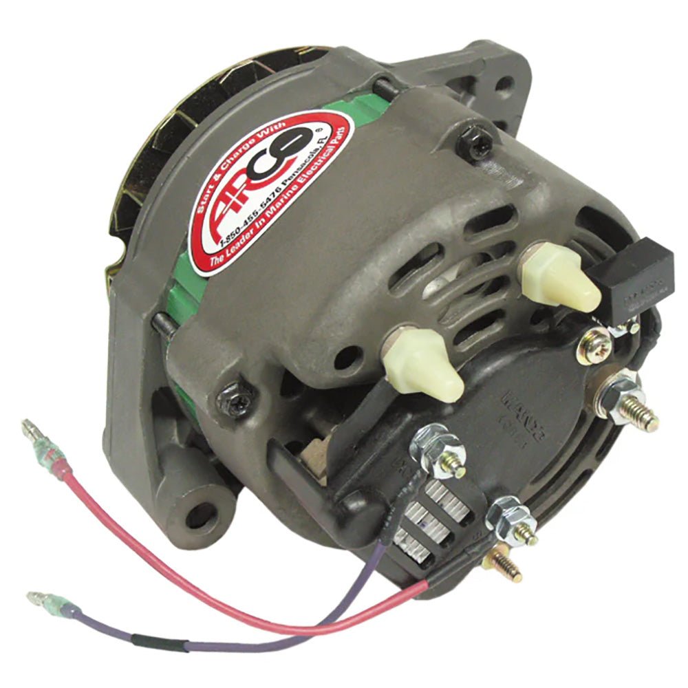 ARCO Marine Premium Replacement Alternator w/Multi - Groove Serpentine Pulley - 12V & 65A - Get Tight Gear