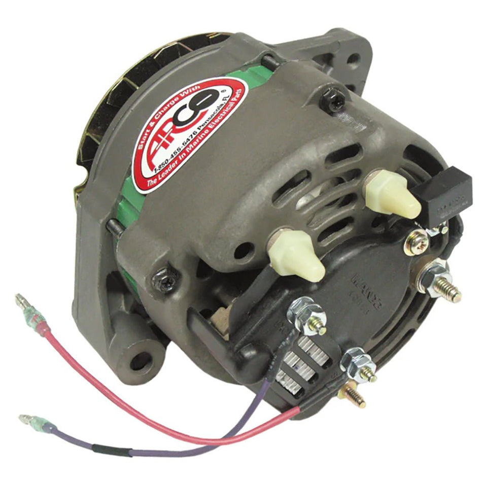 ARCO Marine Premium Replacement Alternator w/Multi - Groove Serpentine Pulley - 12V & 65A - Get Tight Gear