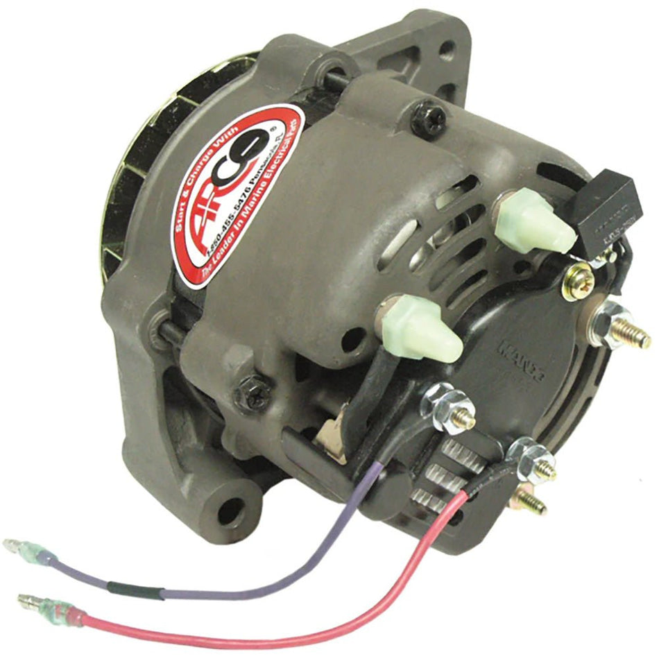 ARCO Marine Premium Replacement Alternator w/Single Groove Pulley - 12V, 55A - Get Tight Gear