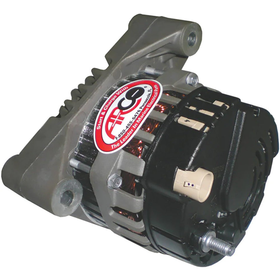 ARCO Marine Premium Replacement Inboard Alternator w/55mm Multi - Groove Pulley - 12V 65A - Get Tight Gear