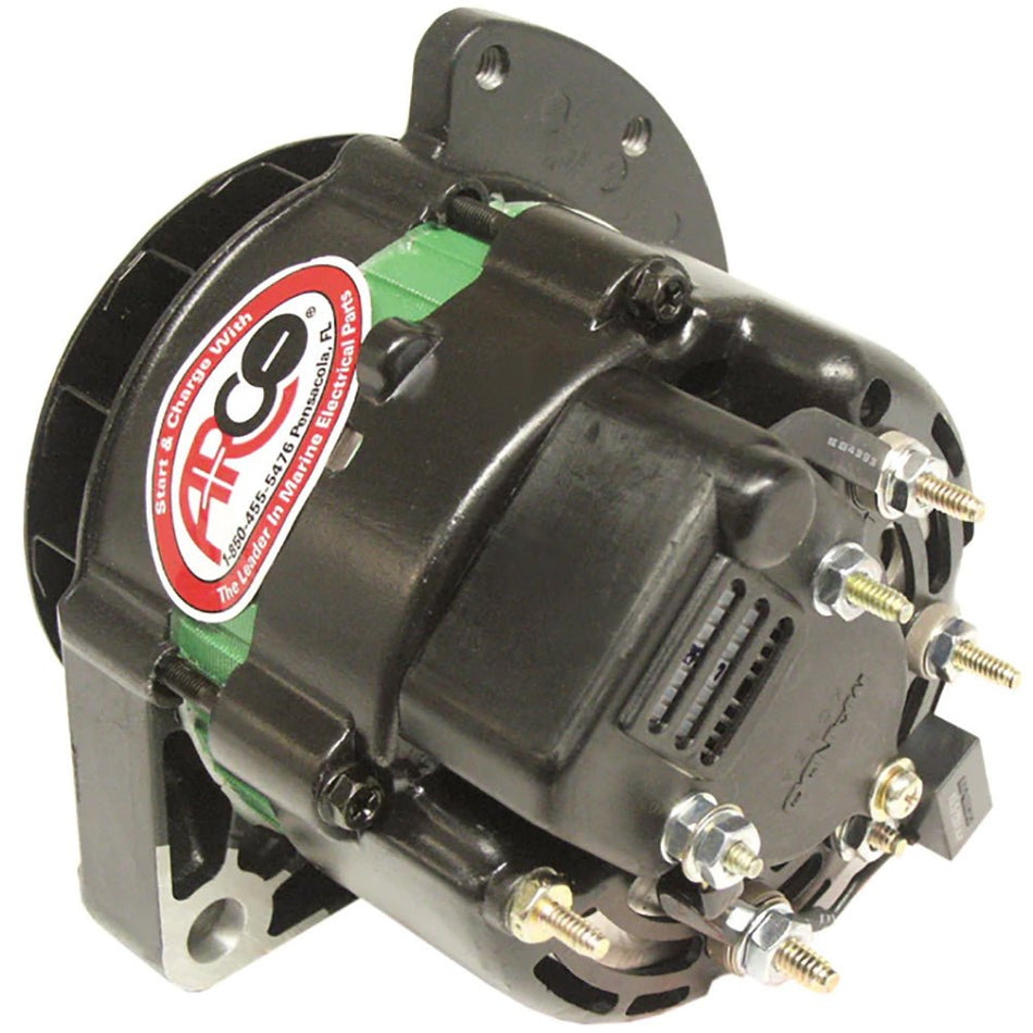 ARCO Marine Premium Replacement Universal Alternator w/Single Groove Pulley - 12V 55A - Get Tight Gear