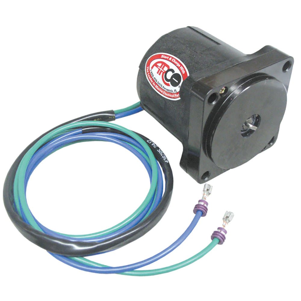 ARCO Marine Replacement Outboard Tilt Trim Motor - Johnson/Evinrude, 2 - Wire, 4 Bolt, EFI - Get Tight Gear