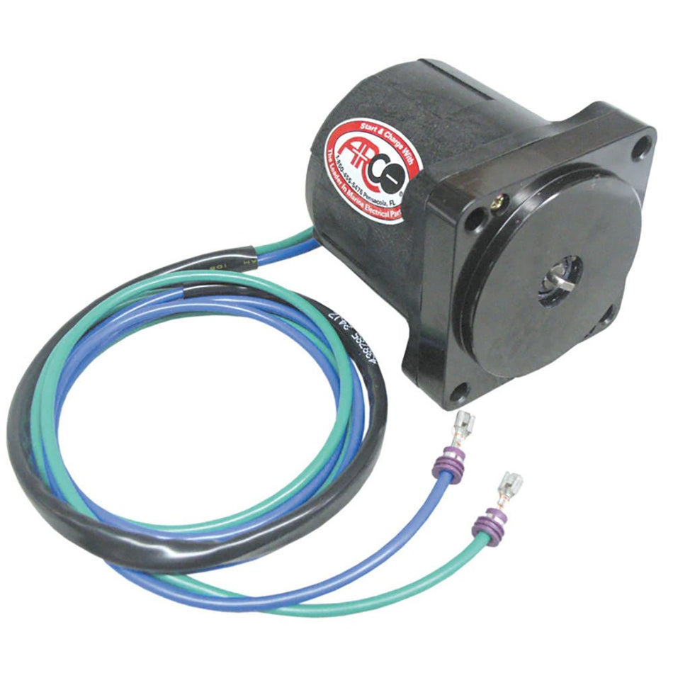 ARCO Marine Replacement Outboard Tilt Trim Motor - Johnson/Evinrude, 2 - Wire, 4 Bolt, EFI - Get Tight Gear
