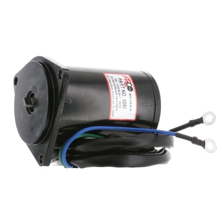 ARCO Marine Replacement Outboard Tilt Trim Motor - Yamaha, 2 - Wire, 3 Bolt, Flat Blade - Get Tight Gear