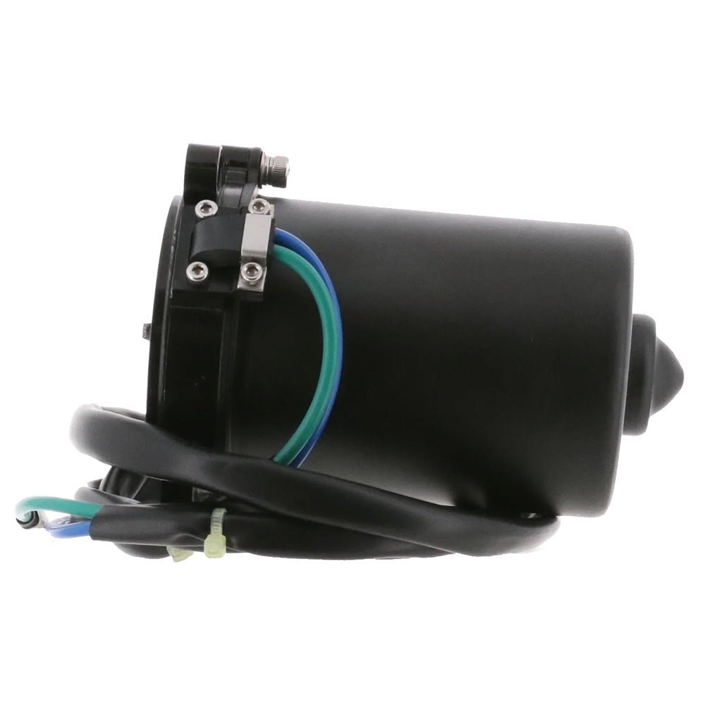 ARCO Marine Replacement Outboard Tilt Trim Motor - Yamaha, 2 - Wire, 3 Bolt, Flat Blade Shaft - Get Tight Gear