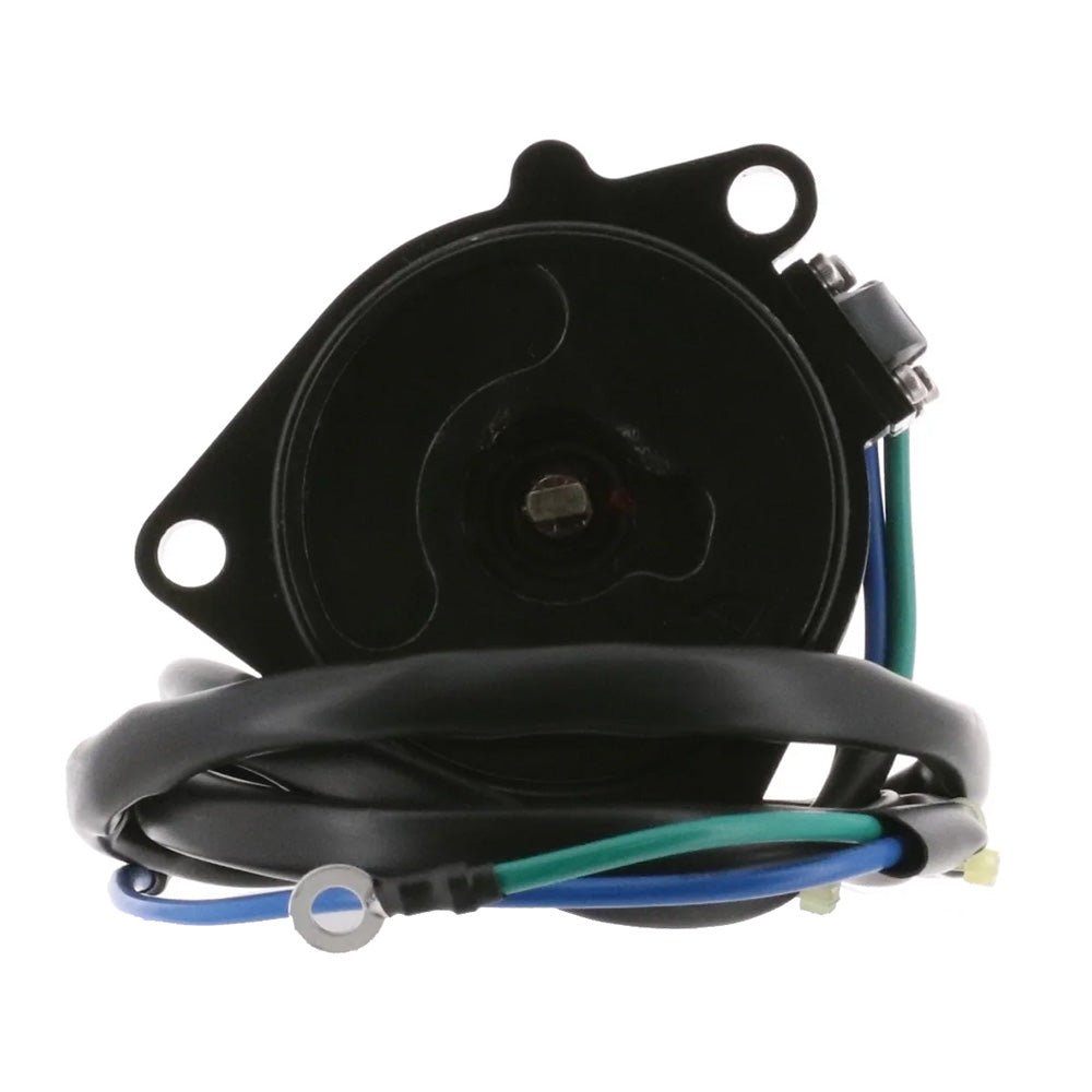 ARCO Marine Replacement Outboard Tilt Trim Motor - Yamaha, 2 - Wire, 3 Bolt, Flat Blade Shaft - Get Tight Gear