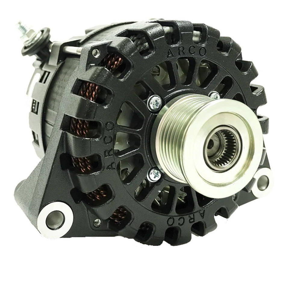 ARCO Marine Zeus A8000 - 48V 8kW N62 Alternator w/Clutch Pulley - Get Tight Gear