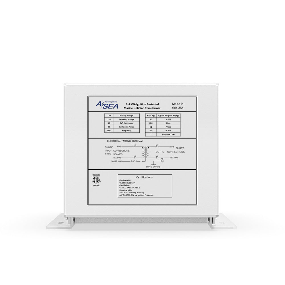 ASEA Power Systems 3.6 kVA Isolation Transformer - Get Tight Gear
