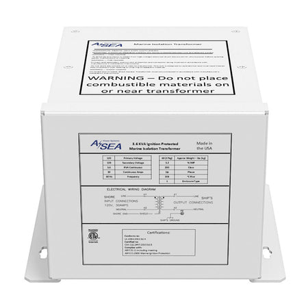 ASEA Power Systems 3.6 kVA Isolation Transformer - Get Tight Gear