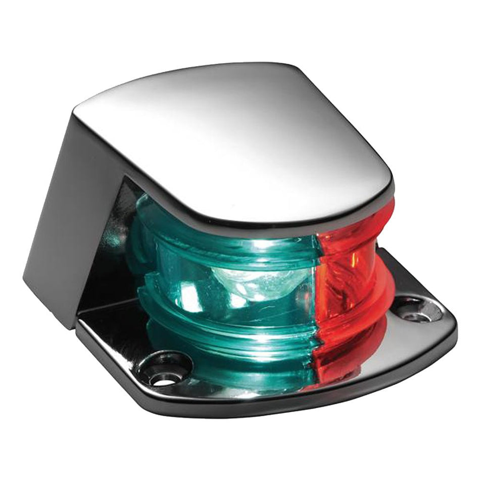 Attwood Bi - Color Combination Sidelight - 12V - Chrome Plated Zamak - Get Tight Gear