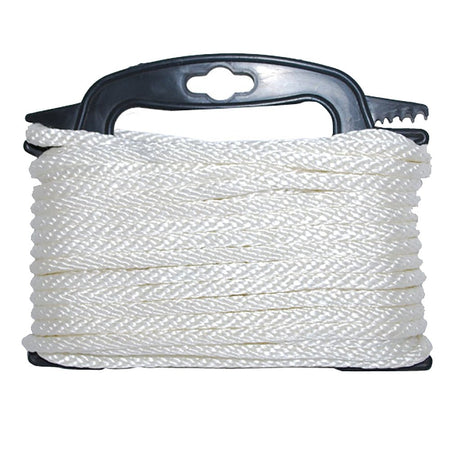 Attwood Braided Nylon Rope - 3/16" x 100' - White - Get Tight Gear