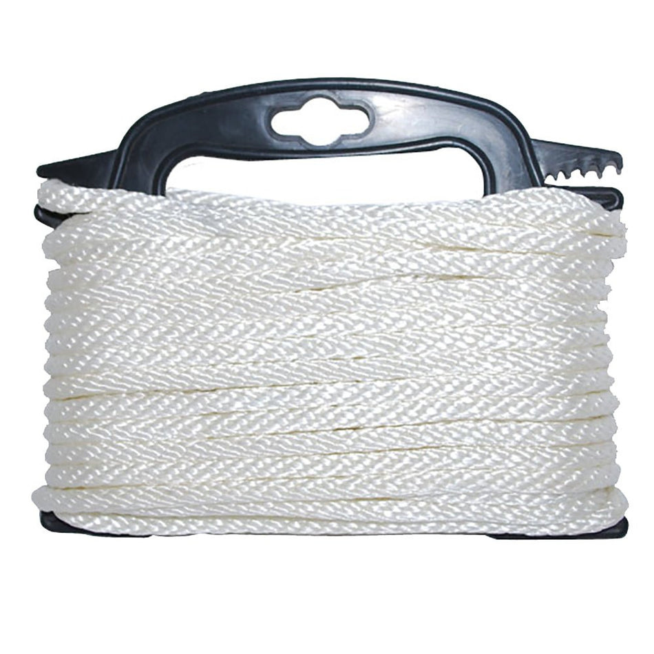 Attwood Braided Nylon Rope - 3/16" x 100' - White - Get Tight Gear