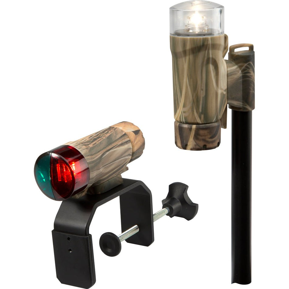 Attwood Clamp - On Portable LED Light Kit - RealTree Max - 4 Camo - Get Tight Gear
