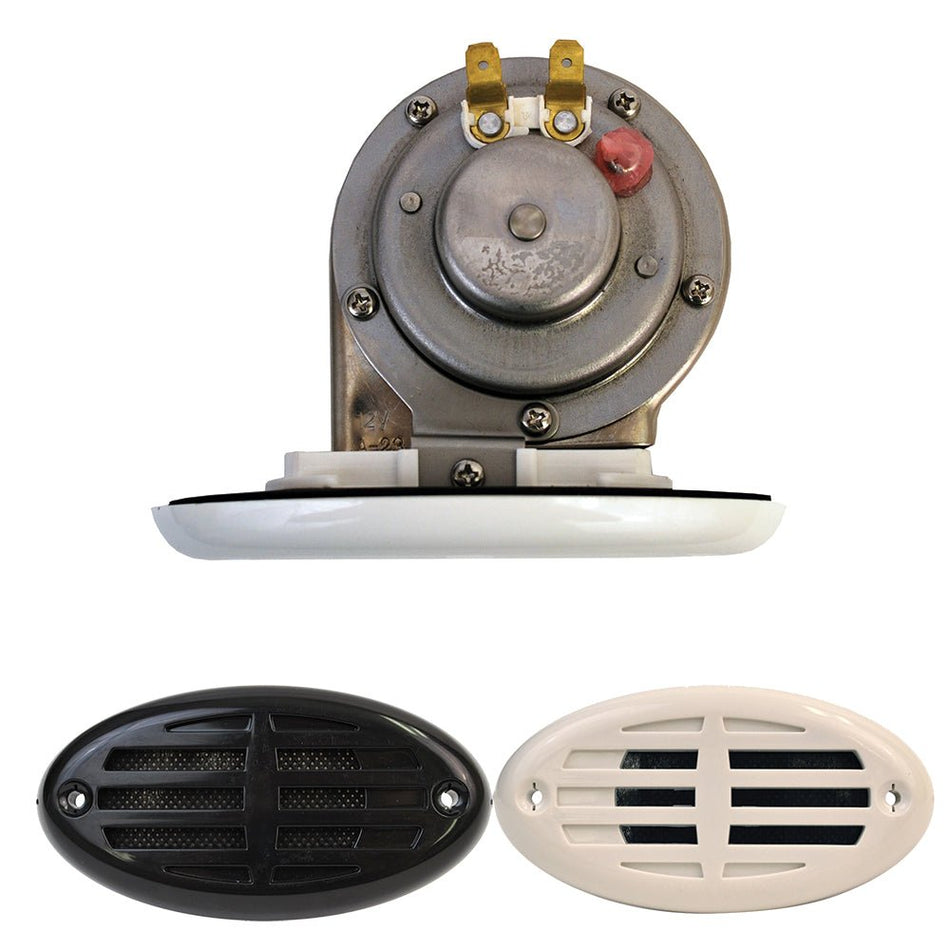 Attwood Drop - In Hidden Horn w/ Black and White Covers - Get Tight Gear