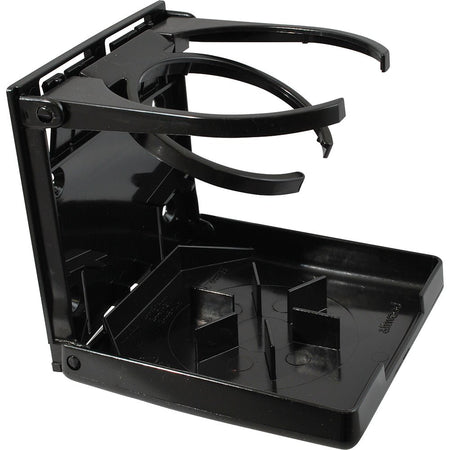 Attwood Fold - Up Drink Holder - Dual Ring - Black - Get Tight Gear