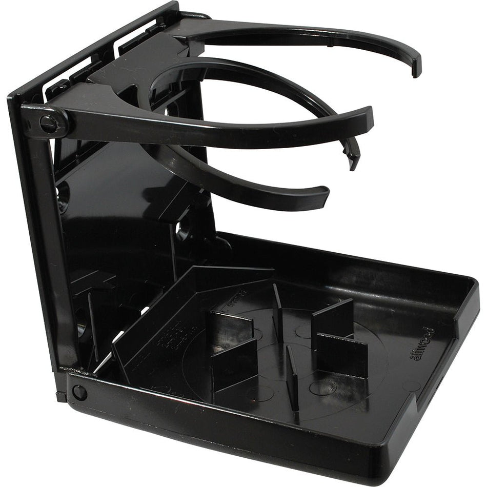 Attwood Fold - Up Drink Holder - Dual Ring - Black - Get Tight Gear