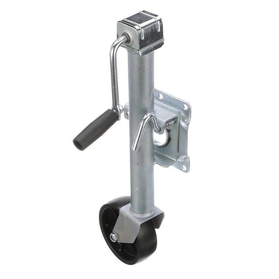Attwood Fold - Up Trailer Jack - 1000 lb Capacity - Single Wheel - Get Tight Gear