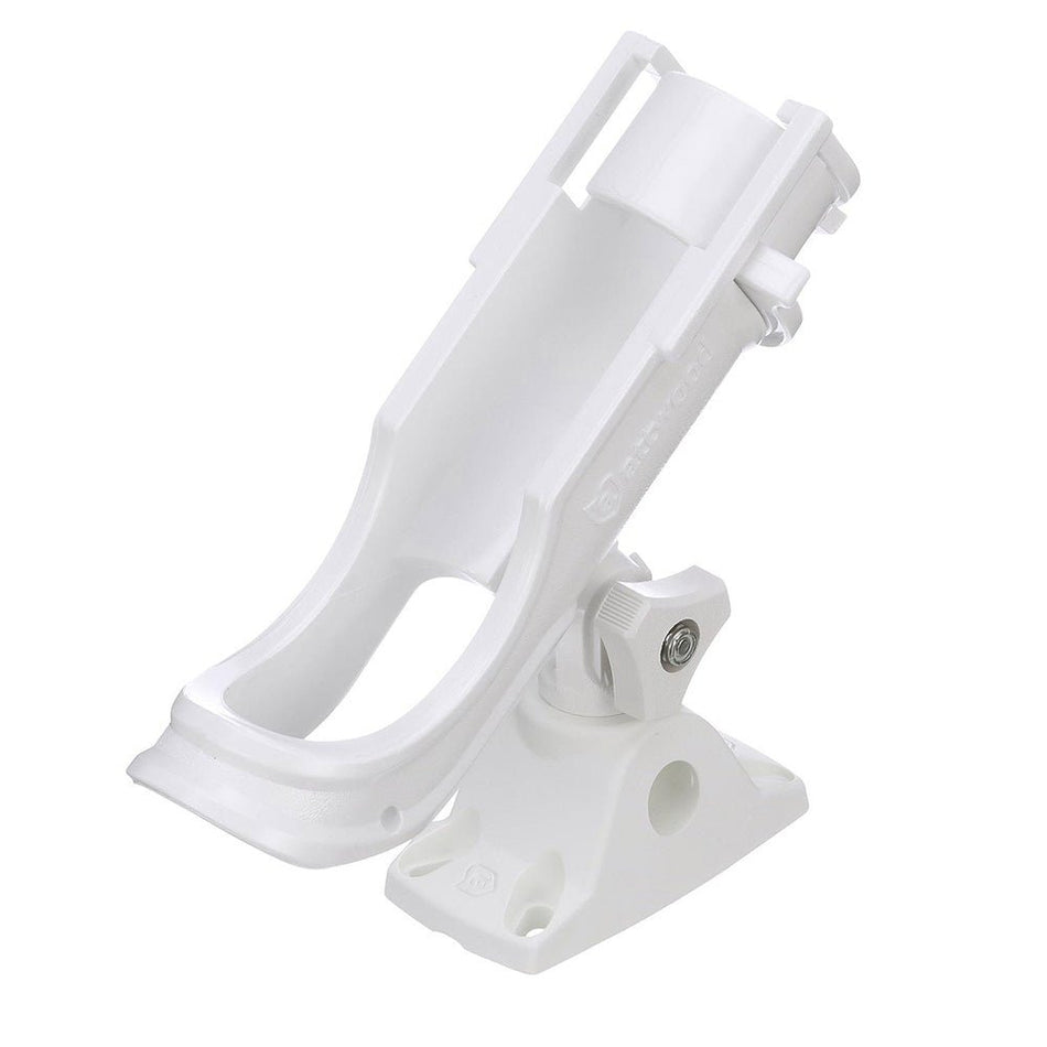 Attwood Heavy - Duty Adjustable Rod Holder w/Combo Mount - White - Get Tight Gear