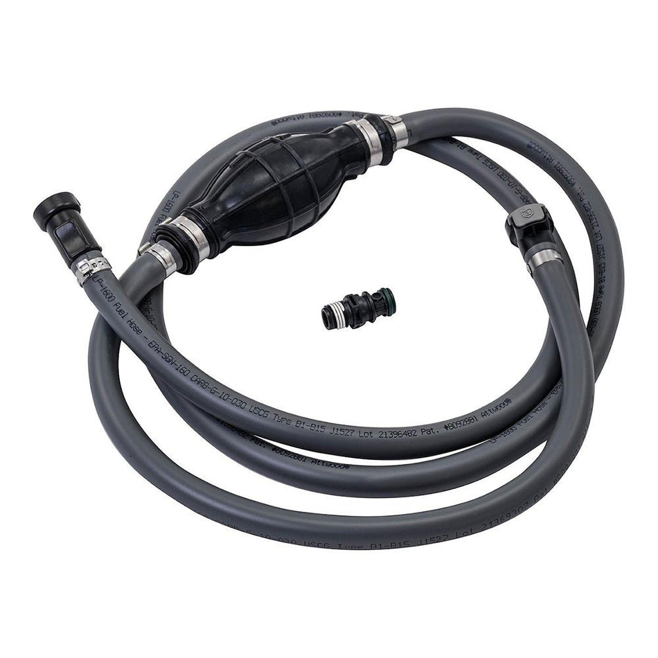 Attwood Johnson/Evinrude Fuel Line Kit - 3/8" Diameter x 6' Length - Get Tight Gear