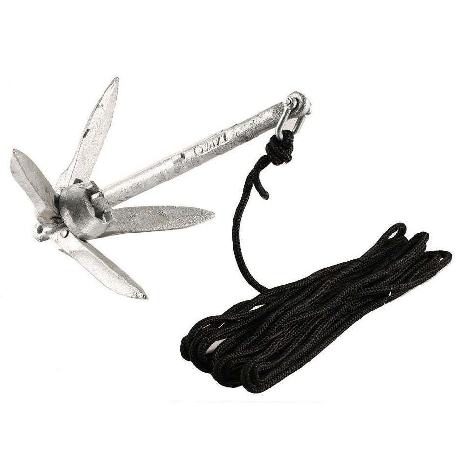 Attwood Kayak Grapnel Anchor Kit - Get Tight Gear