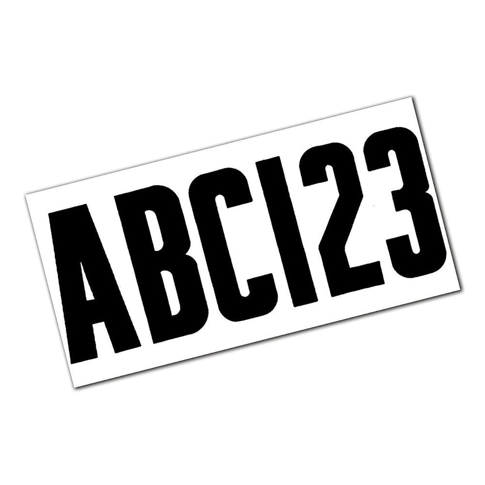 Attwood Letter & Number Kit - Black - Get Tight Gear