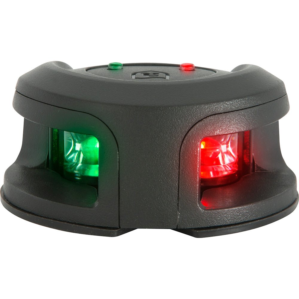 Attwood LightArmor Bow Mount Navigation Light - Composite Black - Bi - Color - 2NM - Get Tight Gear