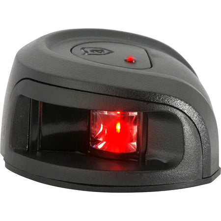 Attwood LightArmor Deck Mount Navigation Light - Black Composite - Port (red) - 2NM - Get Tight Gear