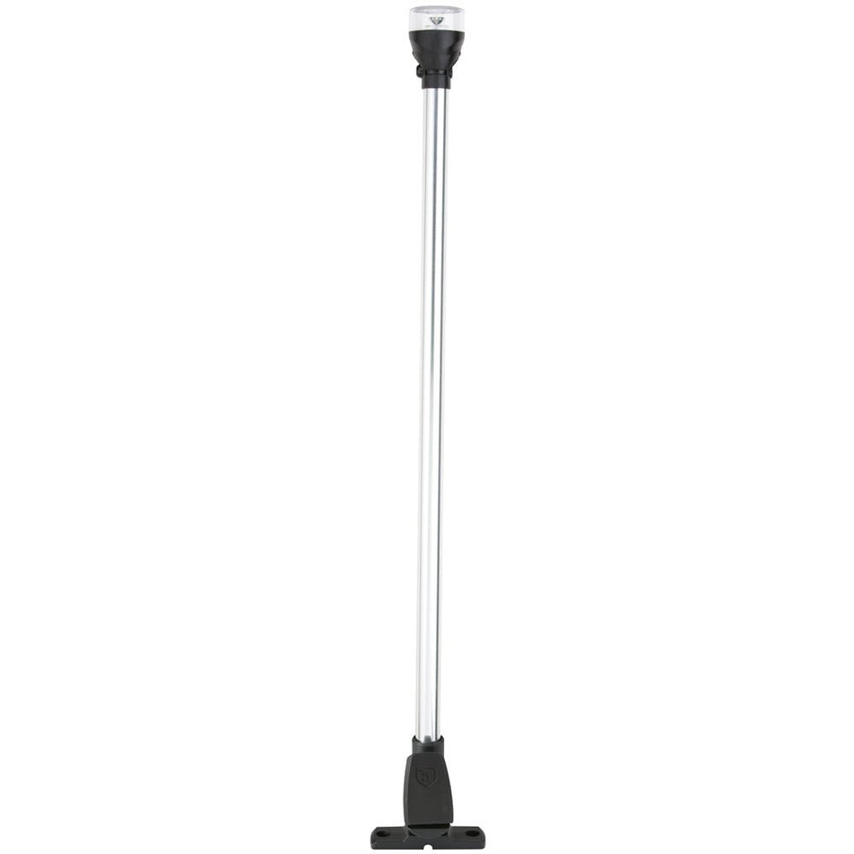 Attwood LightArmor Fold Down 12" All Around Light 2nm w/Cam - Lock Base - Get Tight Gear