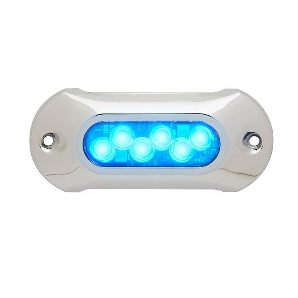 Attwood LightArmor HPX Underwater Light - 6 LED & Blue - Get Tight Gear