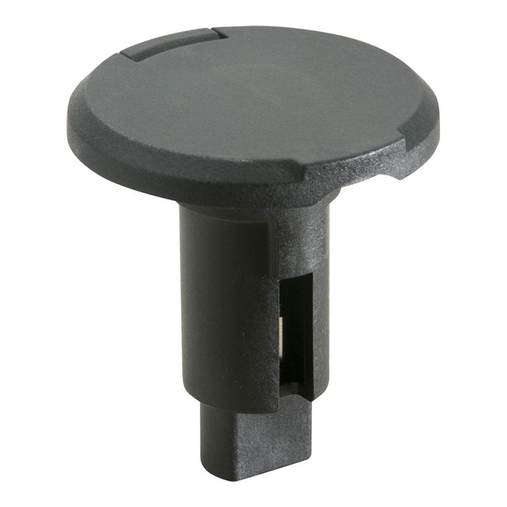 Attwood LightArmor Plug - In Base - 2 Pin - Black - Round - Get Tight Gear