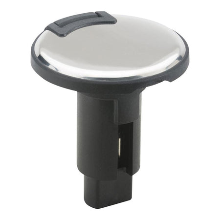 Attwood LightArmor Plug - In Base - 2 Pin - Stainless Steel - Round - Get Tight Gear