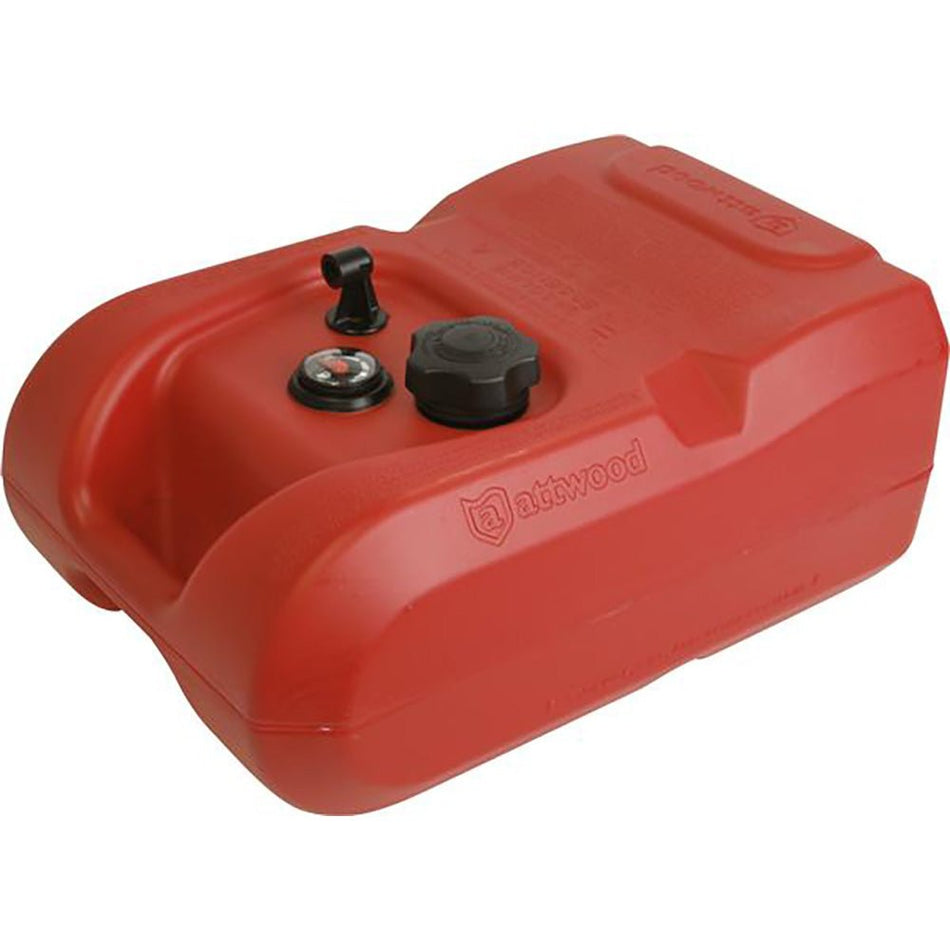 Attwood Portable Fuel Tank - 6 Gallon w/Gauge - Get Tight Gear