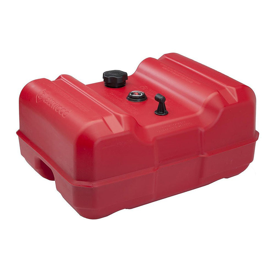 Attwood Portable Low Profile Fuel Tank - 12 Gallon w/Gauge - Get Tight Gear