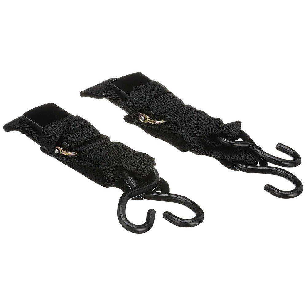Attwood Quick - Release Transom Tie - Down Straps 2" x 4' Pair - Get Tight Gear