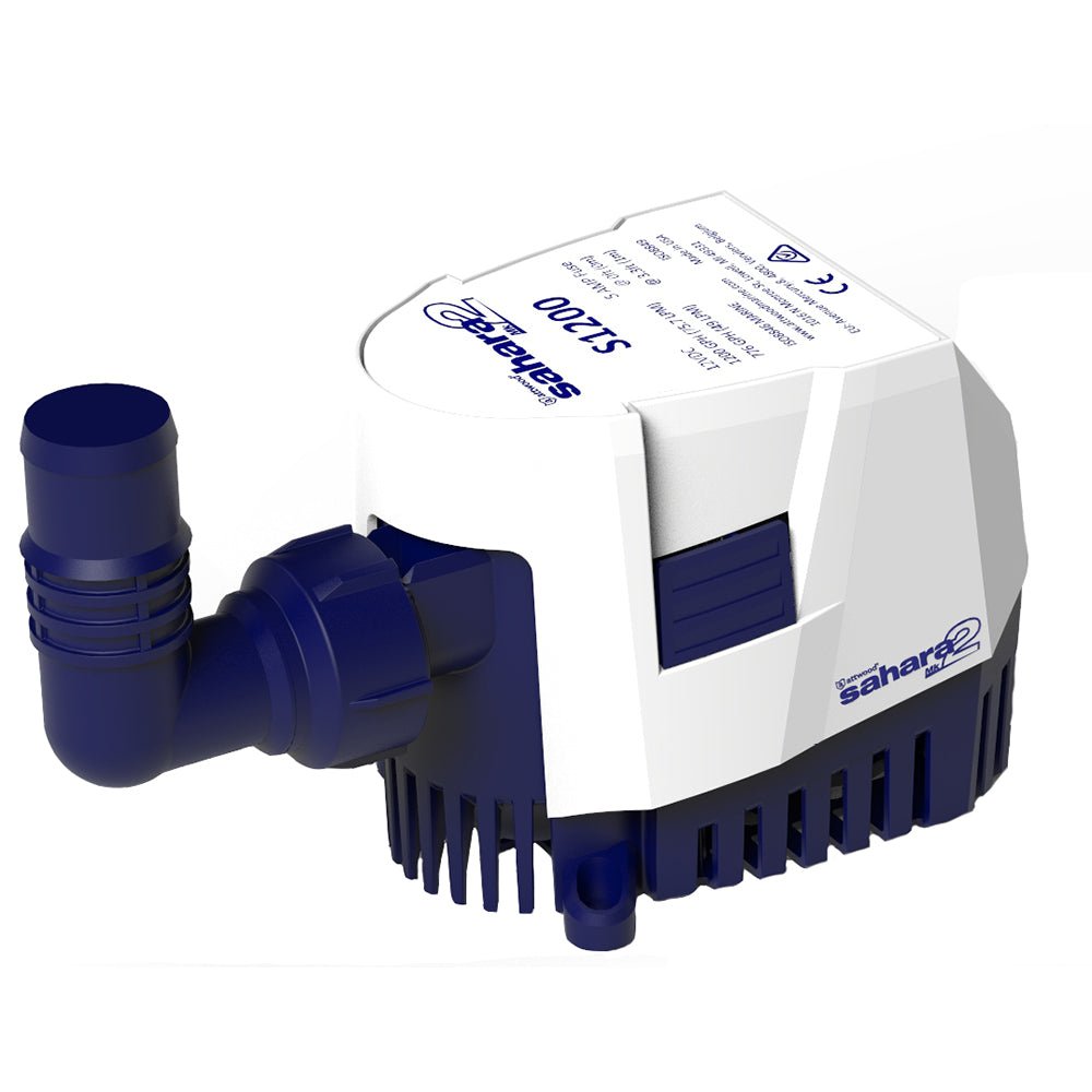 Attwood Sahara MK2 S1200 Bilge Pump 1200 GPH - 12V - Automatic - Get Tight Gear