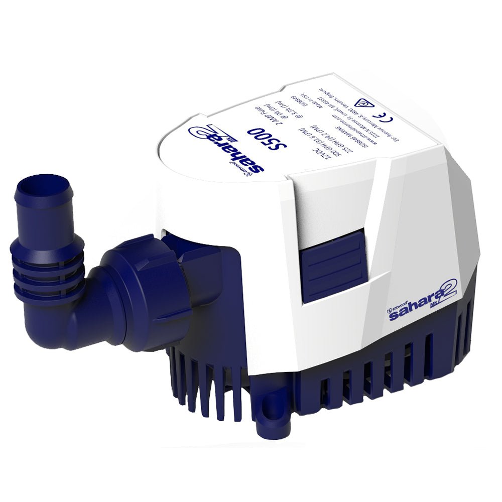 Attwood Sahara MK2 S500 Bilge Pump 500 GPH - 12V - Automatic - Get Tight Gear