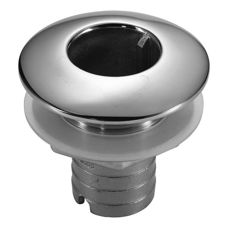 Attwood Stainless Steel Thru - Hull Short Straight Barbed - 1 - 1/4" Inner Diameter - Get Tight Gear