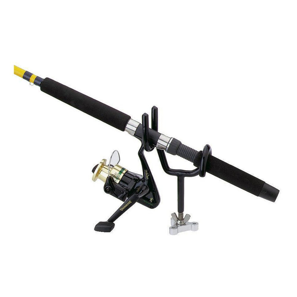 Attwood Sure - Grip Stainless Steel Rod Holder - 4" & 25 - Degree Angle - Get Tight Gear