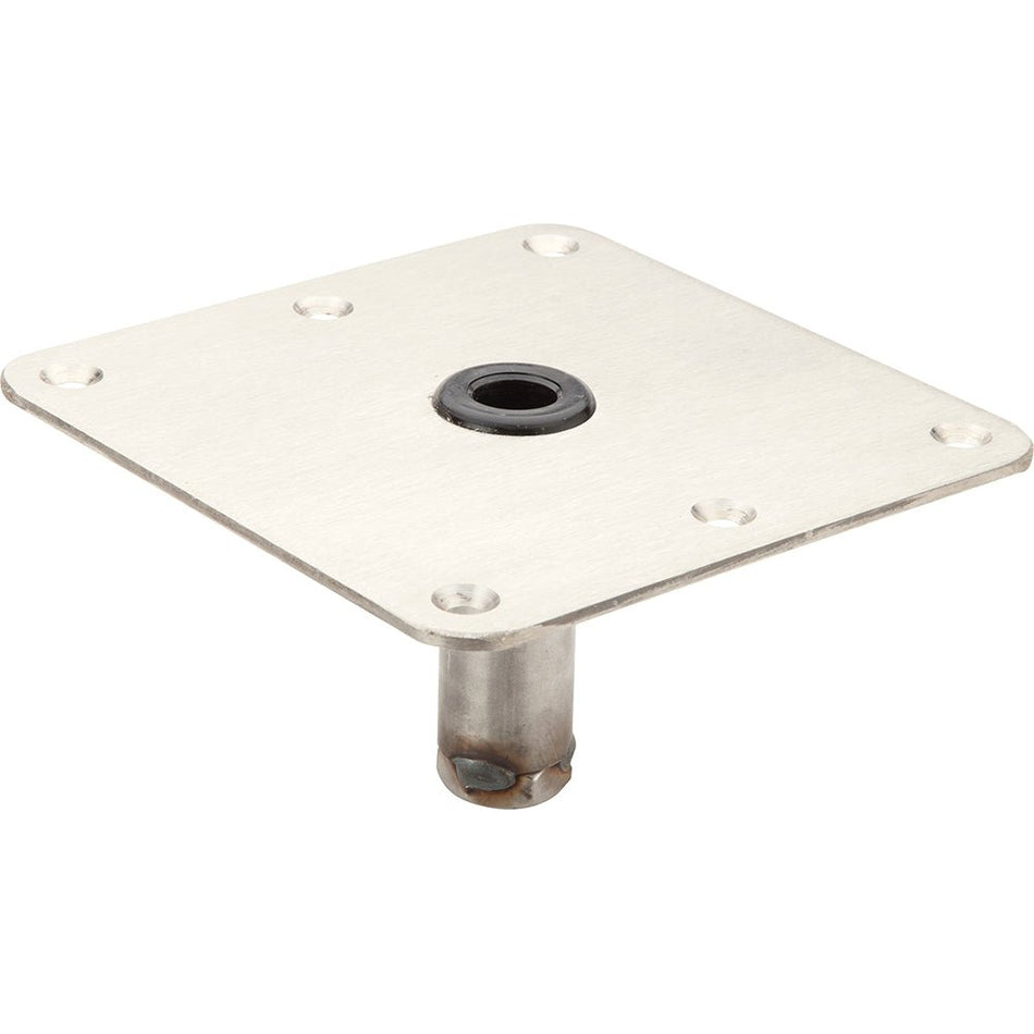 Attwood SWIVL - EZE 7x7 Lock'N - Pin Zinc Plated Steel 3/4" Pin Base - Get Tight Gear