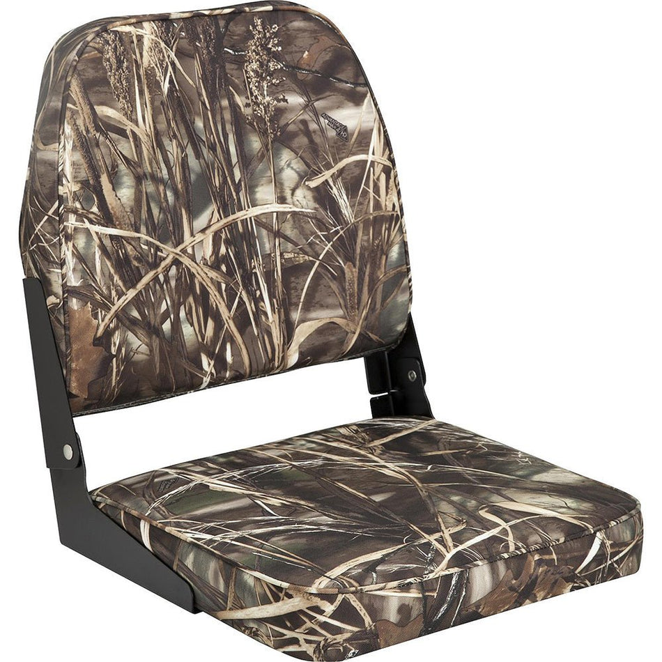 Attwood Swivl - Eze Low Back Padded Flip Seat - Camo - Get Tight Gear