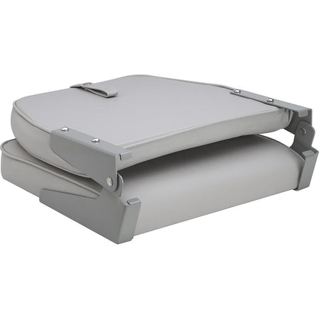 Attwood Swivl - Eze Low Back Padded Flip Seat - Grey - Get Tight Gear