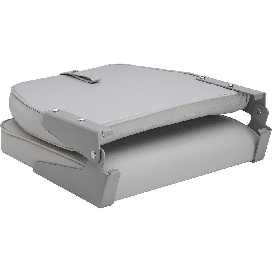 Attwood Swivl - Eze Low Back Padded Flip Seat - Grey - Get Tight Gear