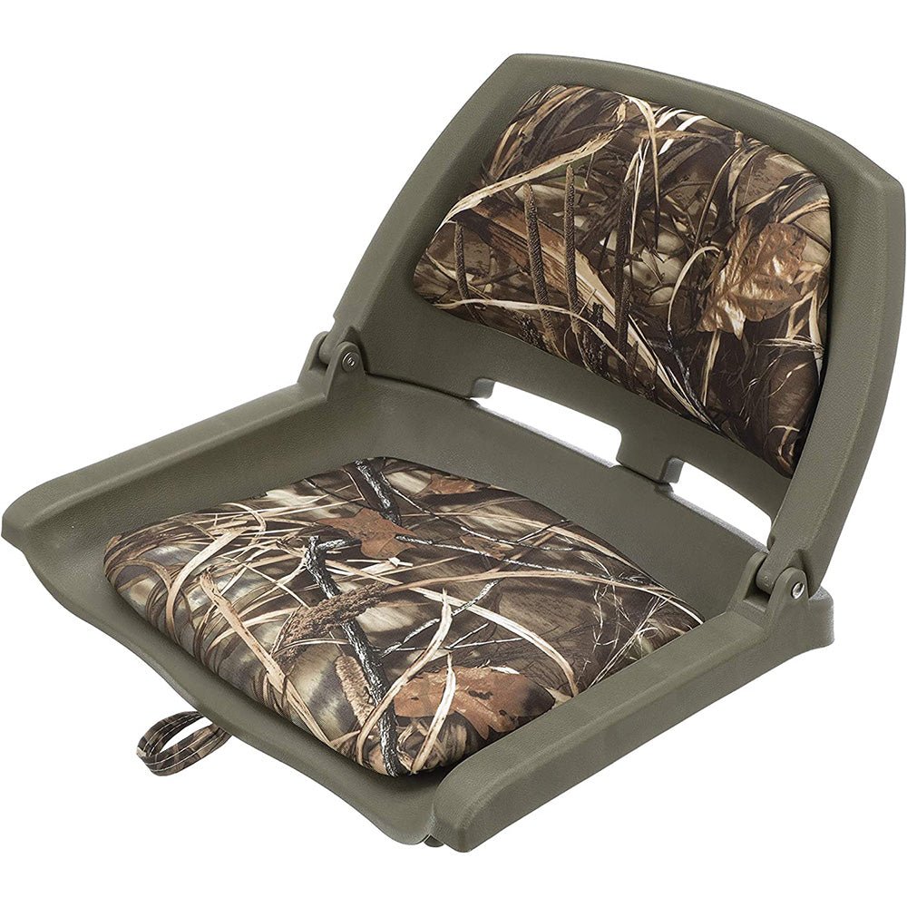 Attwood Swivl - Eze Padded Flip Seat - Camo - Get Tight Gear